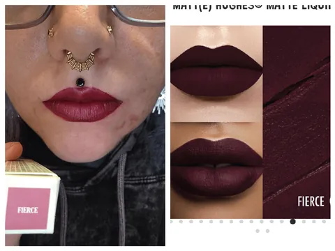 The balm liquid lipstick colors are very misleading