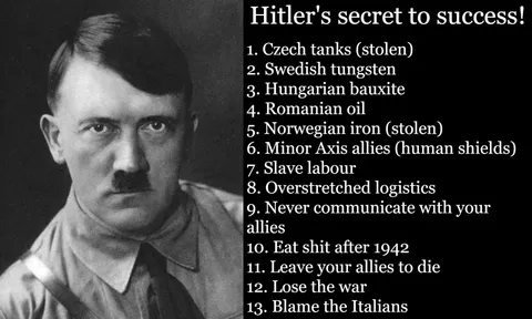 Truly the strongest nation of the war.