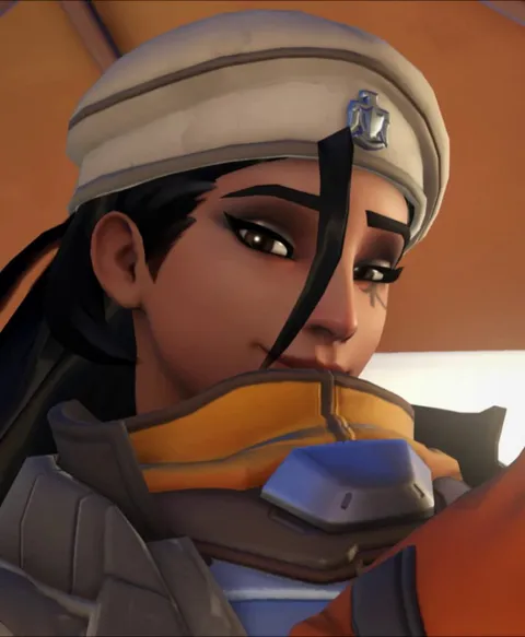 Ana's new Blue Lotus skin has a droopy eyelid in the vacation intro. Botched surgery confirmed?