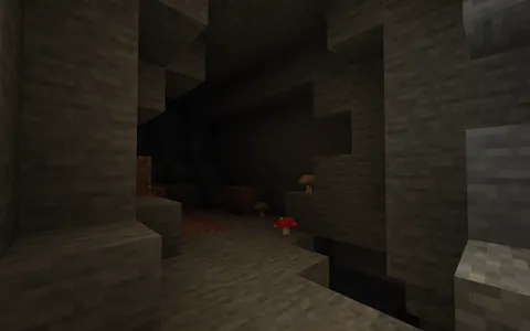 Fun fact: mushrooms haven’t generated in caves for 4 years because of a bug.