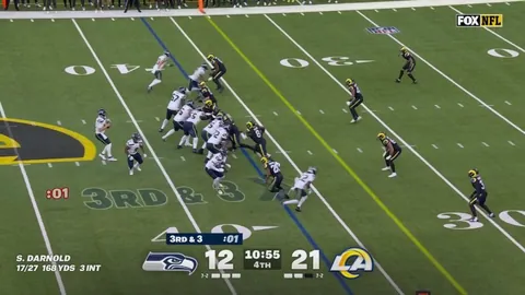 [Highlight] The Rams have intercepted Sam Darnold four times