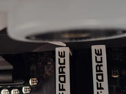 The ram was interfering with the radiator fan