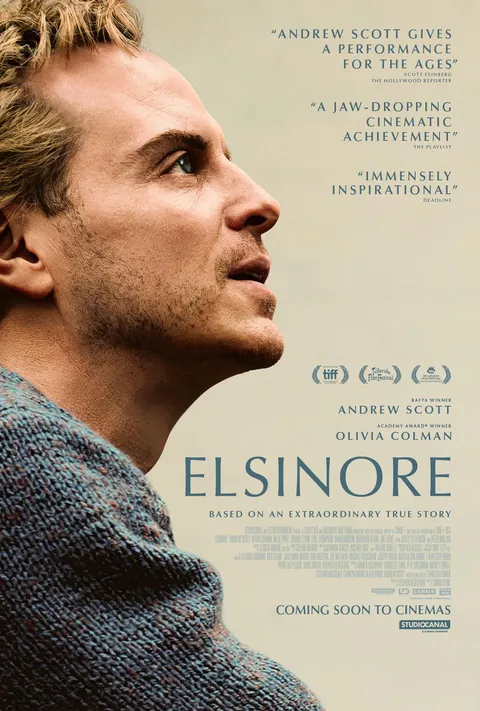 First Poster for 'Elsinore' - Starring Andrew Scott &amp; Olivia Colman - The true story of actor Ian Charleson, who must face his own mortality during the AIDS epidemic while delivering a career-defining performance of Hamlet at the National Theater in the final months of his life.