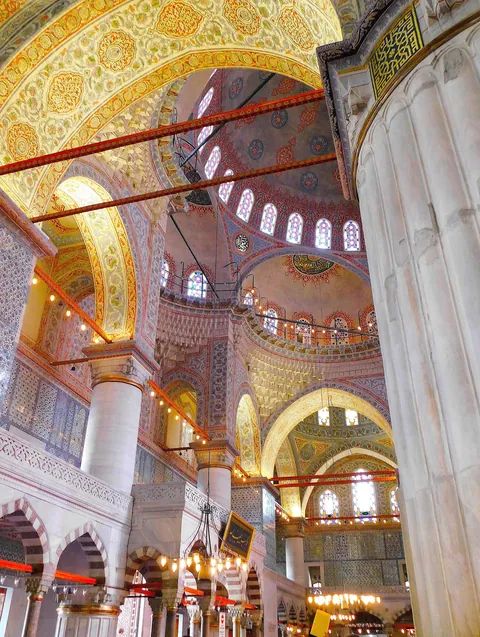 Blue Mosque in Istanbul, Turkey (17th cen.) [OC]