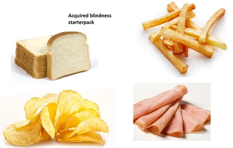 Acquired blindness starterpack