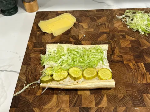 [homemade] sub sandwich