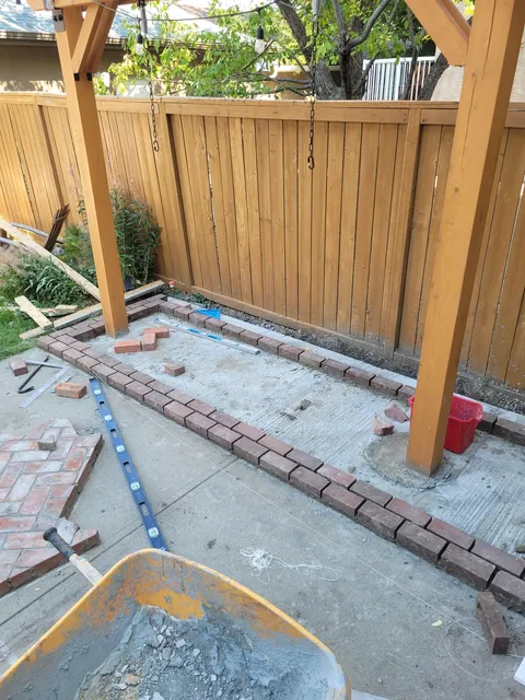 I built a patio to go with my pizza oven