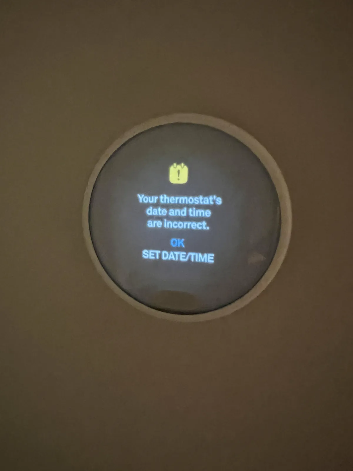 If my Google Nest knows that the date and time are incorrect why doesn’t it just change it to the correct date and time