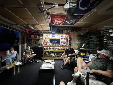 Sometimes the most important thing in your garage is good company.