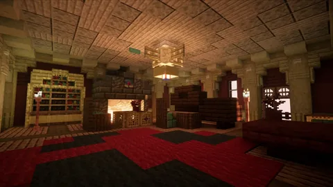 The RED Castle in Pale gardens