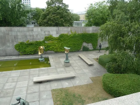 New National-gallery in Berlin, Germany (1965-1968) by Ludwig Mies van der Rohe