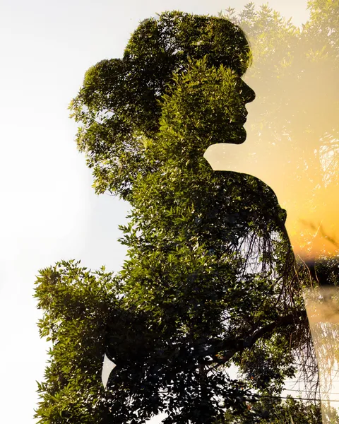 First attempt at double exposure