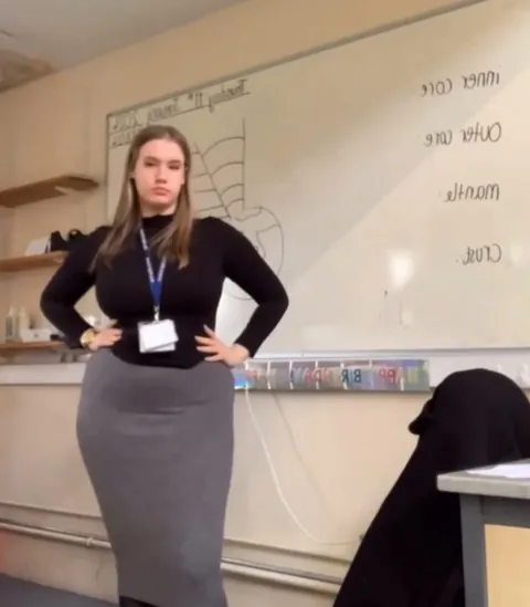 Really busty teacher