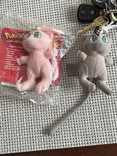 A sealed mew plush vs one that I’ve had since I was 7
