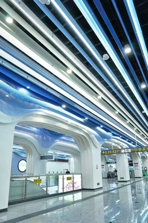 Chengdu Metro Station, China