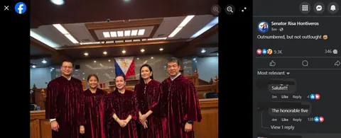 The only Senator-judges who upheld our constitution tonight. Remember them.