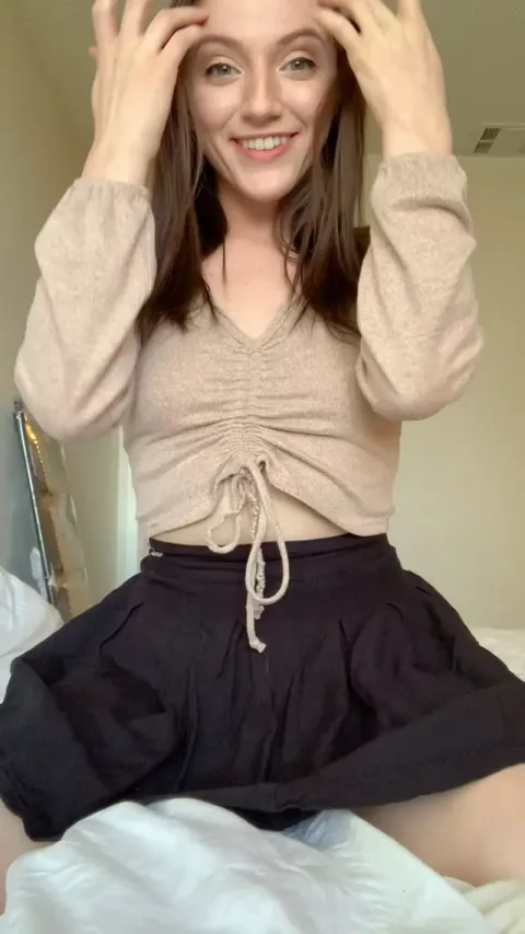 No bra. No panties. I’ll prove it 😉