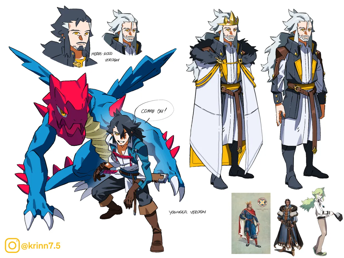 [OC] My take on Unova’s Legend of the Original Dragon