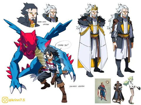 [OC] My take on Unova’s Legend of the Original Dragon