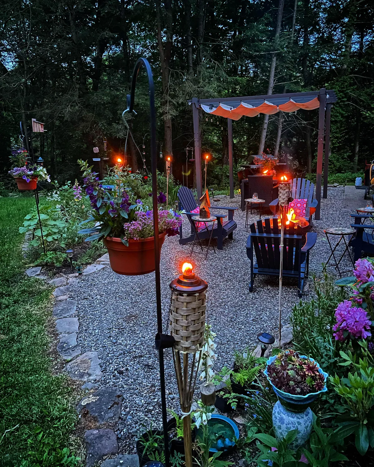 My yard is officially cozy for the summer season