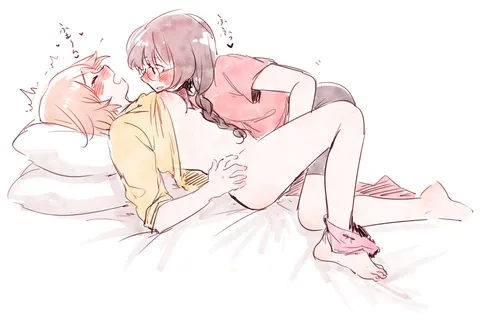 Fingered by her nerdy girlfriend (chadolbaegi) [Original]