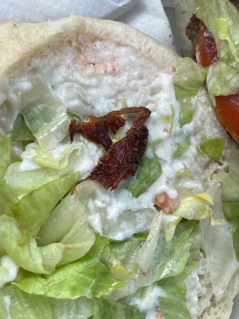 the bacon i paid an extra 50¢ for on my burger