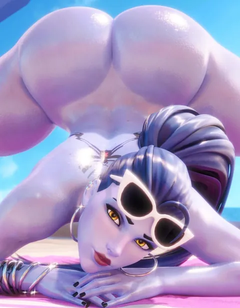 Sexy Widowmaker loves you at the end