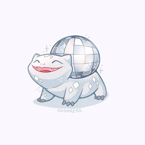 My series of light themed bulbasaurs