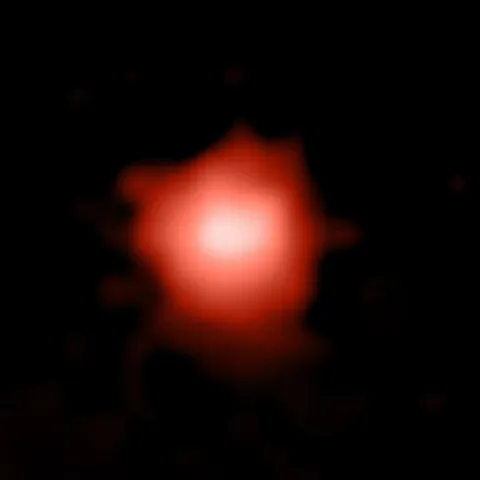 James Webb Space Telescope may have found the most distant starlight we have ever seen. The reddish blurry blob you see here is how this galaxy looked only 300 million years after the creation of the universe.