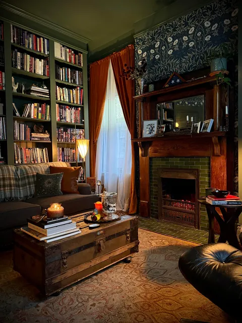 A cozy afternoon in my home library