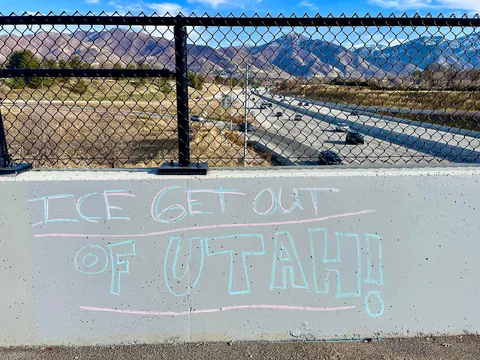 Anti-ICE Protest - Salt Lake City, Utah 12/13/25 [OC]