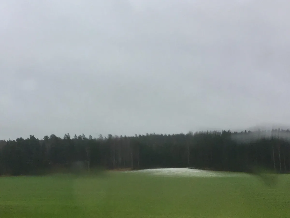 Here in Finland, we only get snow on the highest mountains.