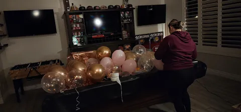 [OC] 15 years ago my parents said they'd never support my lifestyle, last night they helped me decorate for my fiancée's 30th birthday 🎂🎉🏳️‍🌈