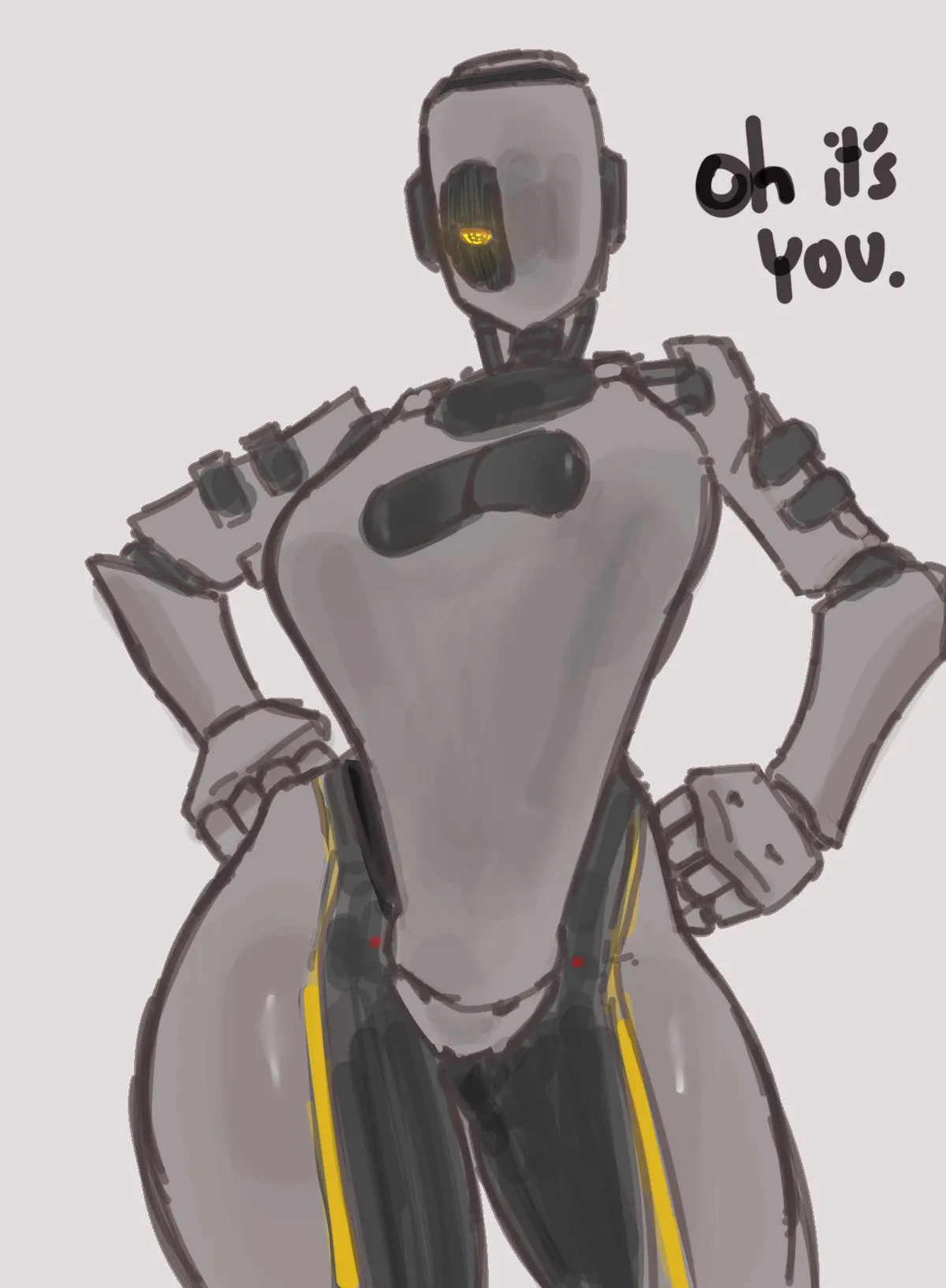 GLaDOS (Portal) by @Yufishart on Twitter