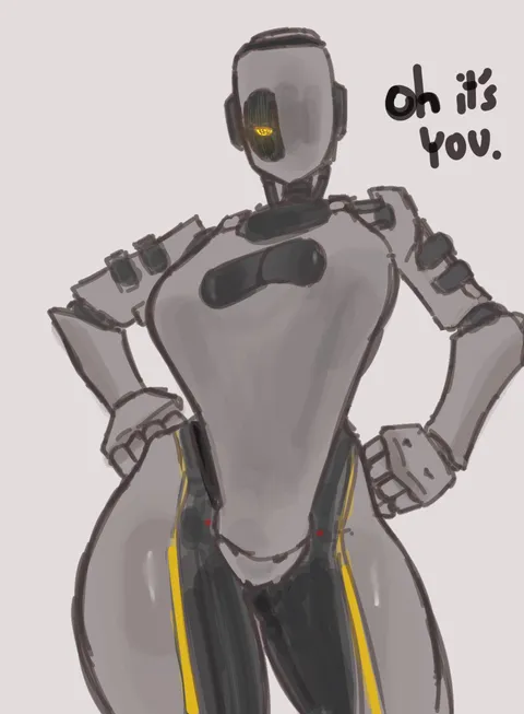 GLaDOS (Portal) by @Yufishart on Twitter