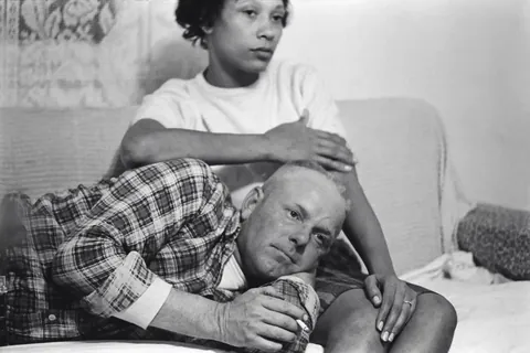 Richard and Mildred Loving were arrested the 11 of July of 1958 for being Married and expelled from their home in Virginia, they eventually sued the state and won in 1967. Here in 1965.
