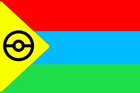 Pokemon regions flags