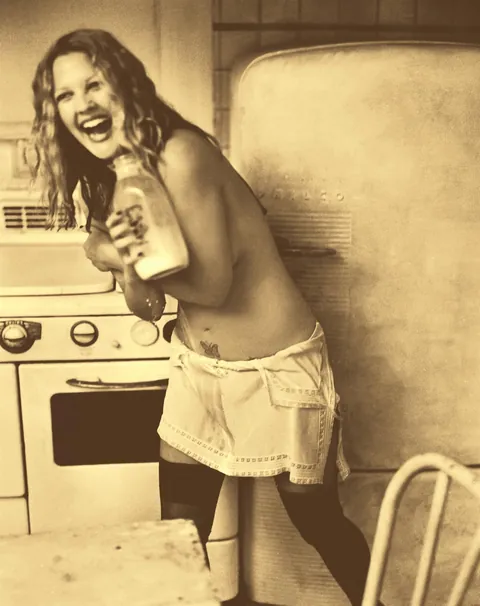 Drew Barrymore in her prime era photographed by Mark Seliger for Rolling Stone (2000)
