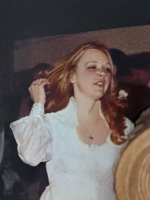 My mom at her wedding in 1977.