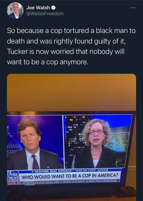 “Who would want to be a cop if cops aren’t allowed to murder people in the street?”