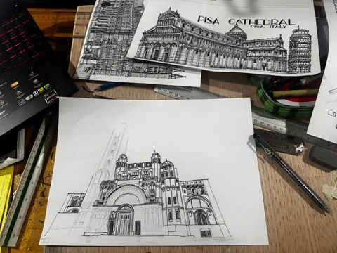 drawings i did for my midterms