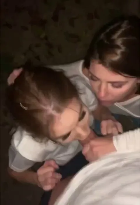 There's nothing better than being sucked by two goonettes in a back alley