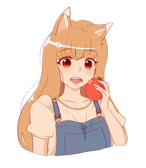 [OC][Fanart] I drew Holo from Spice and Wolf!