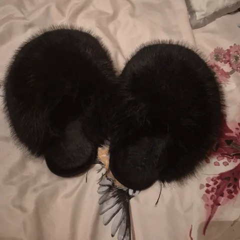 My mother's slippers, I've had so many conversations with them thinking they're my void