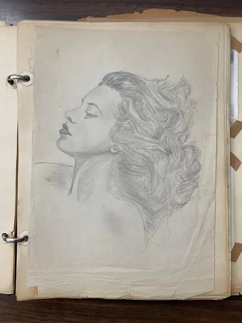 My uncle’s WWII sketchbook