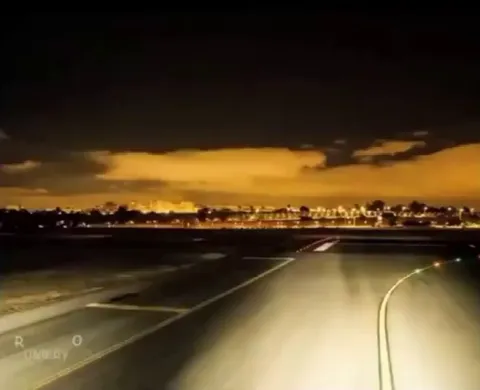 The milky way galaxy is sometimes clearly visible from an airplane due to low light pollution.