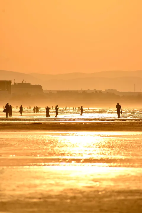 ITAP of sunset at beach