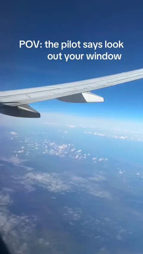 View of ARTEMIS-II from plane