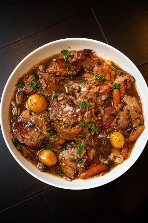 [homemade] smoked brisket pot-roast.