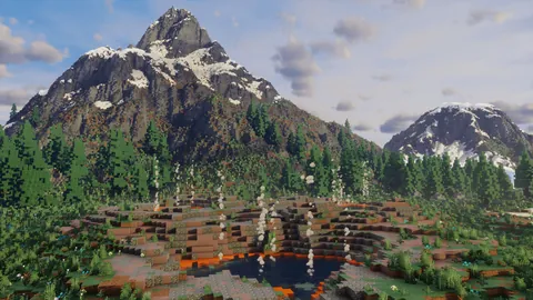 Textbook Map in Minecraft